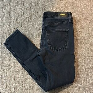 Express Women's Charcoal Skinny Jeans